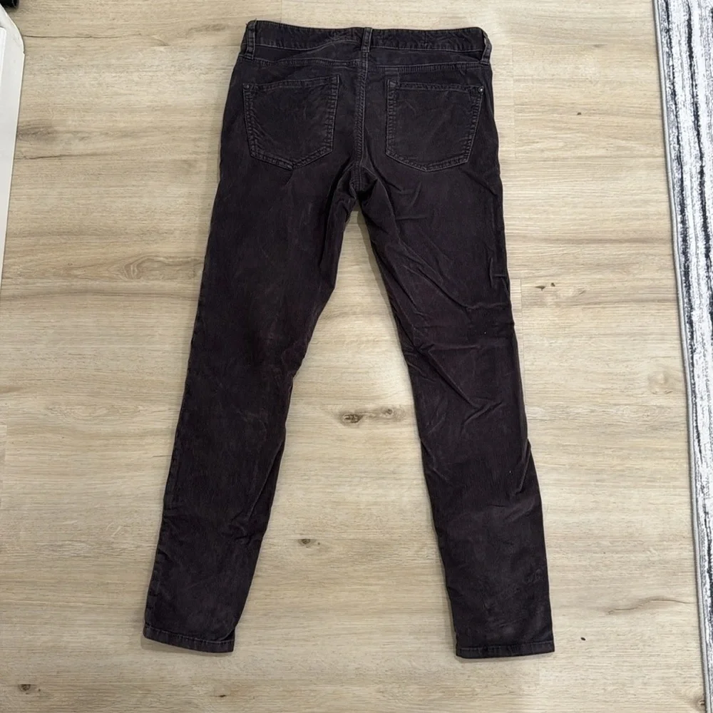 Pilcro from Anthropologie corduroy gray skinny pants